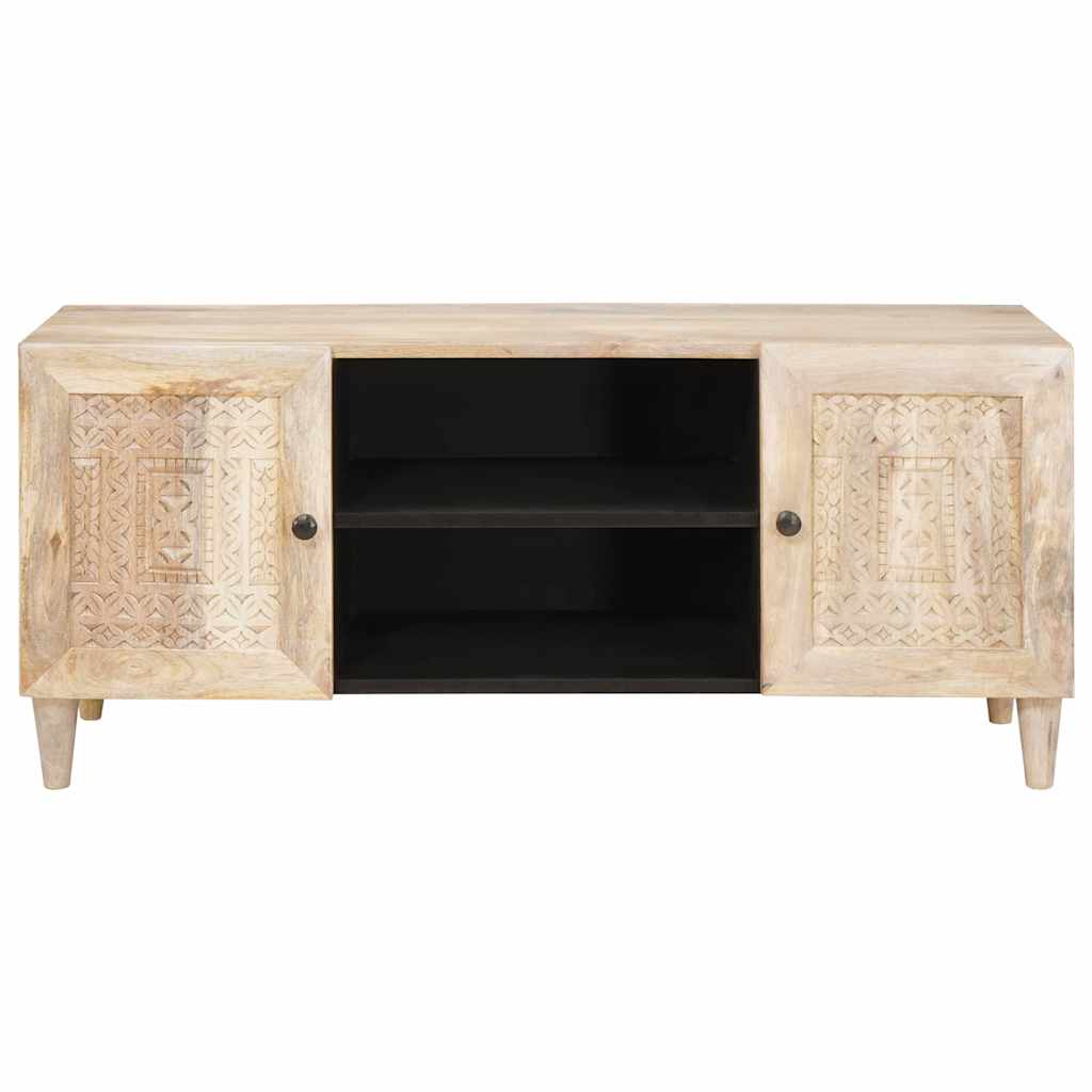 TV Eenheden met plank Wit 105 x 33 x 46 cm Bewerkt hout
