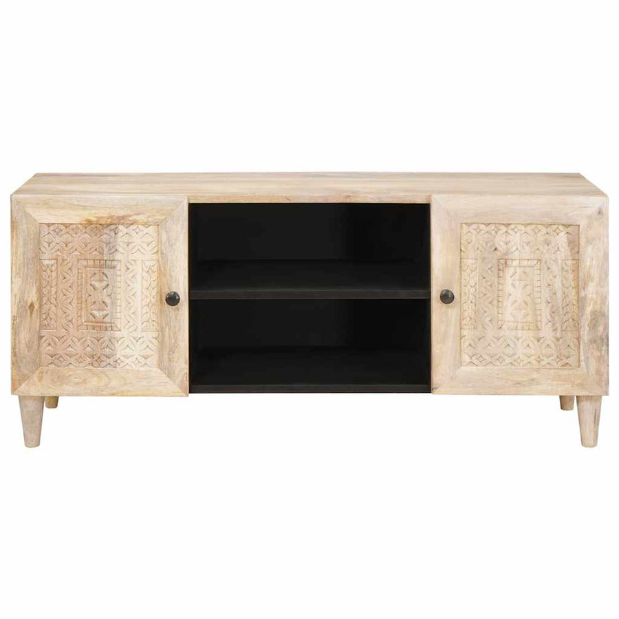 TV Eenheden met plank Wit 105 x 33 x 46 cm Bewerkt hout