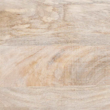 Salontafel met plank Beige 80 x 50 x 40 cm Massief acaciahout