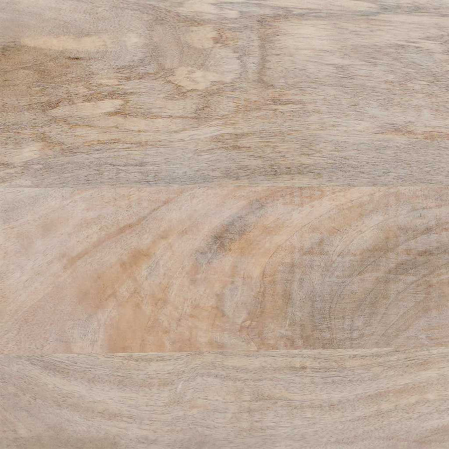 Nachtkastje met lade Beige 50 x 33 x 60 cm Massief acaciahout