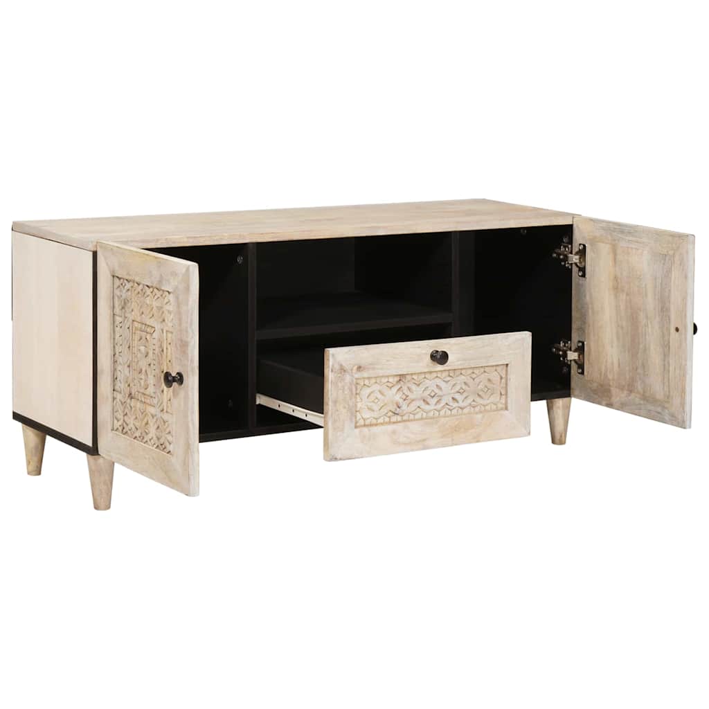 TV Eenheden met lade Wit 105 x 33 x 46 cm Bewerkt hout