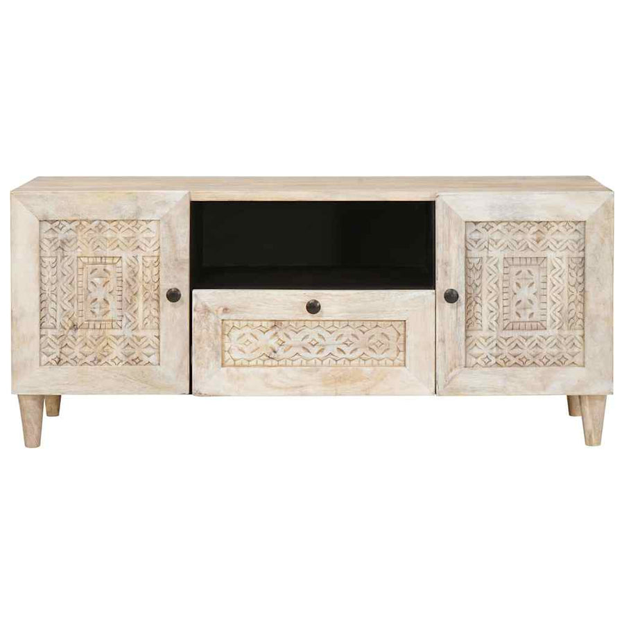 TV Eenheden met lade Wit 105 x 33 x 46 cm Bewerkt hout