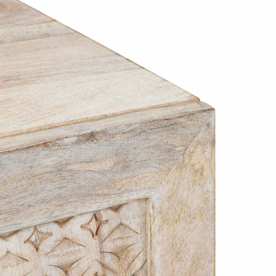TV Eenheden met plank Wit 80 x 33 x 46 cm Bewerkt hout