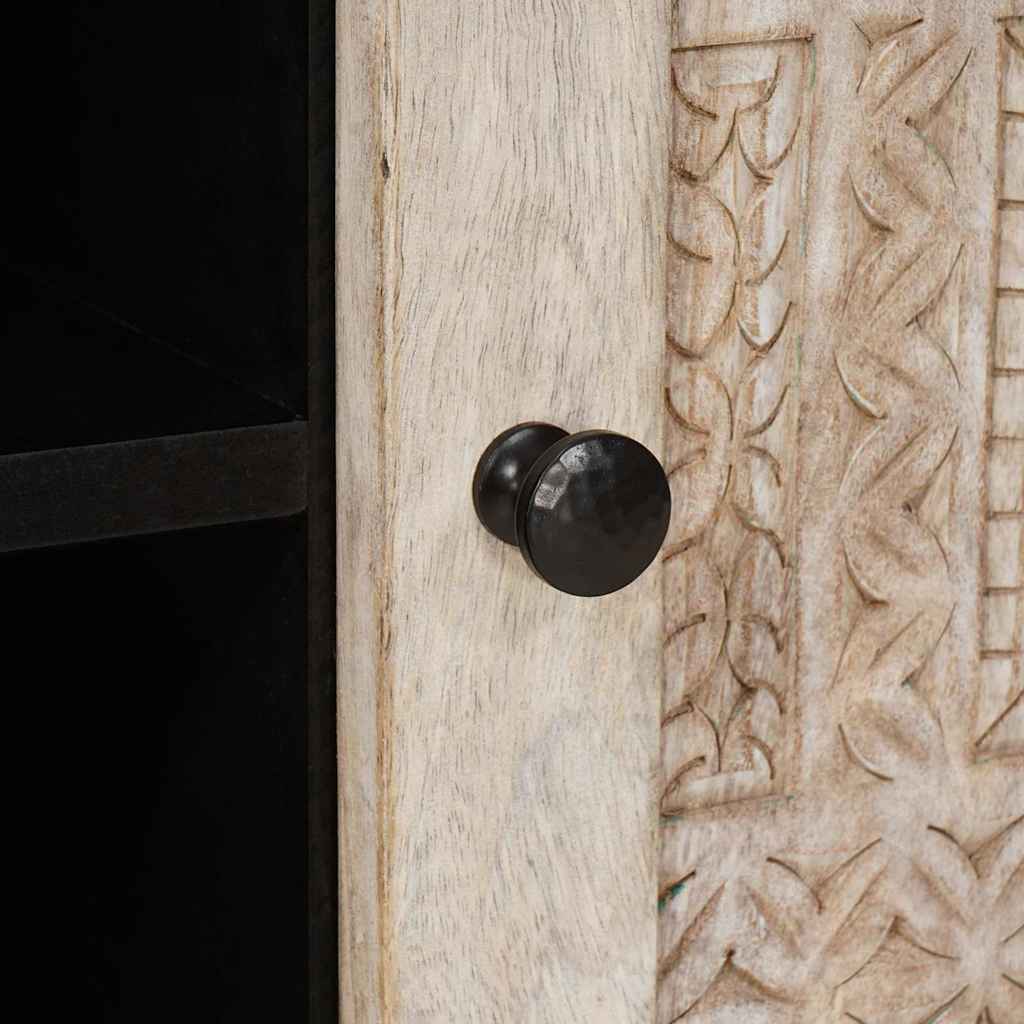 TV Eenheden met plank Wit 80 x 33 x 46 cm Bewerkt hout