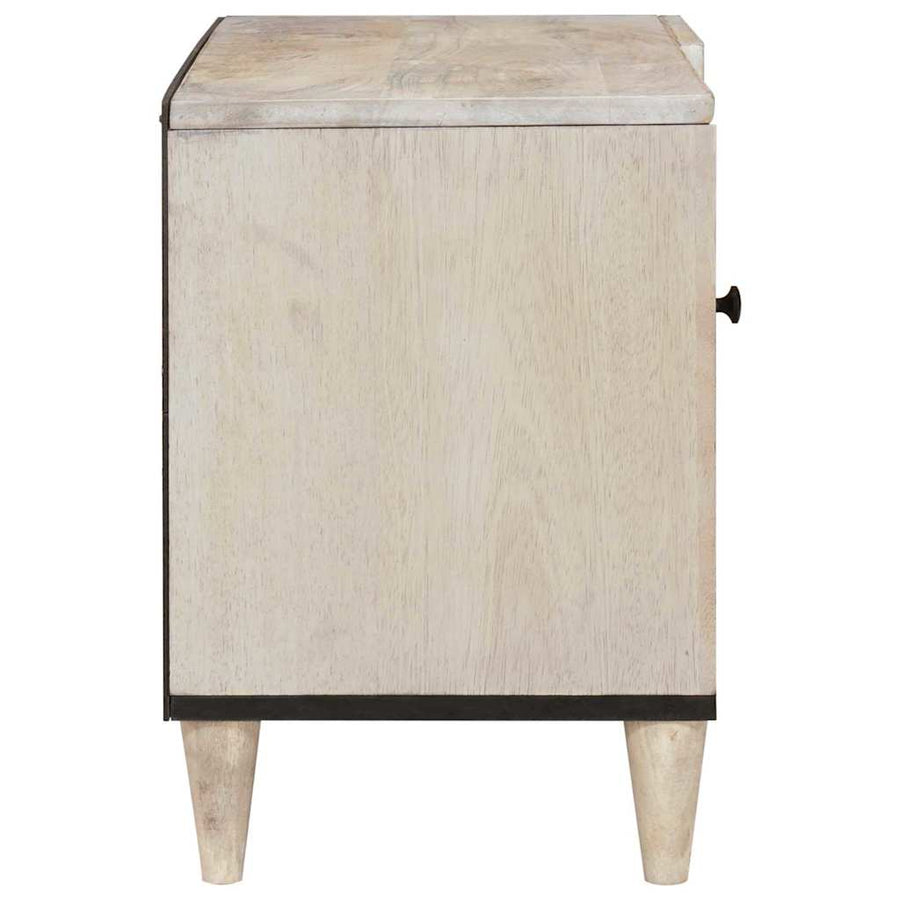TV Eenheden met plank Wit 80 x 33 x 46 cm Bewerkt hout