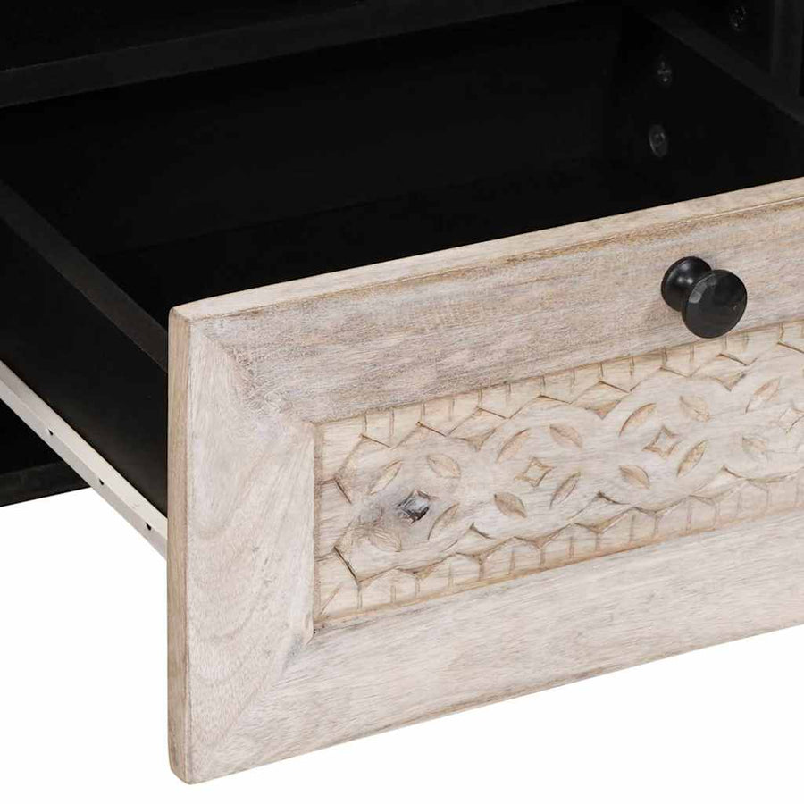 TV Eenheden met lade Wit 105 x 33 x 46 cm Bewerkt hout