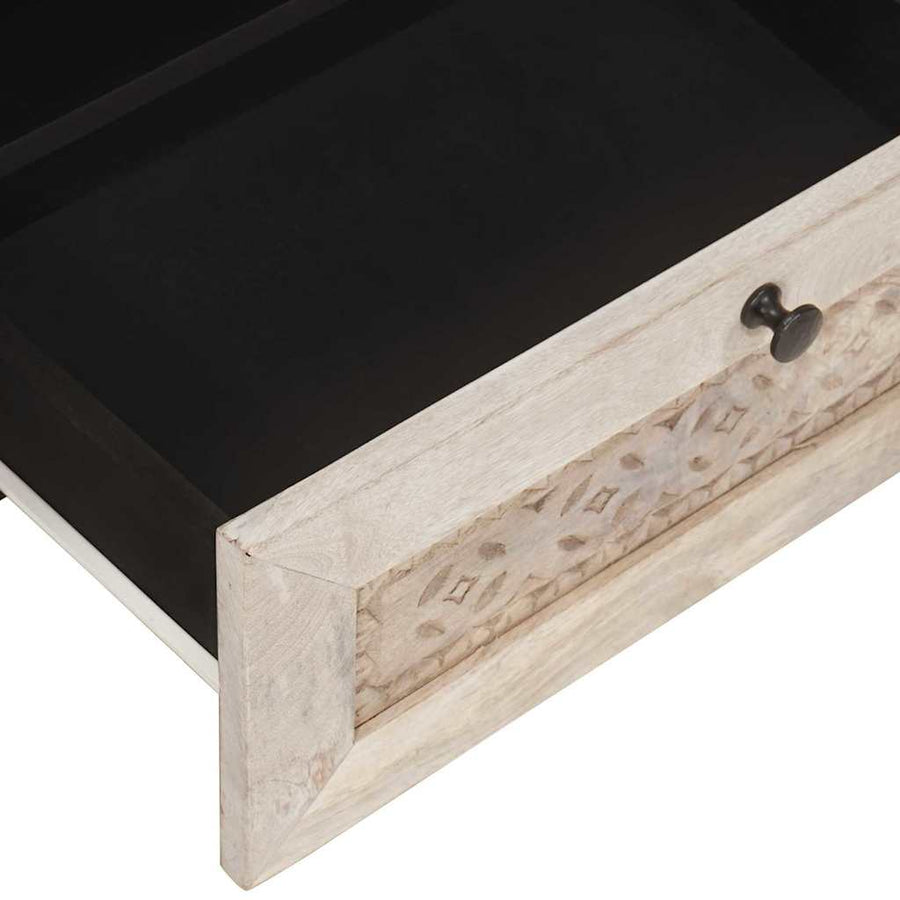 TV Eenheden met lade met plank Wit 80 x 33 x 46 cm Bewerkt hout
