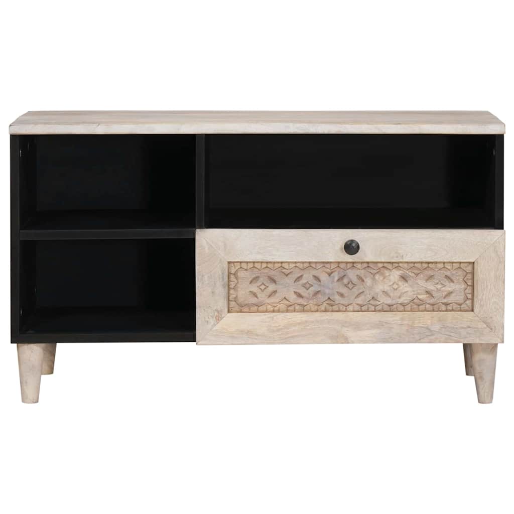 TV Eenheden met lade met plank Wit 80 x 33 x 46 cm Bewerkt hout