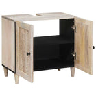 Bathroom Cabinet Wall-Mounted with Storage White 62 x 33 x 58 cm