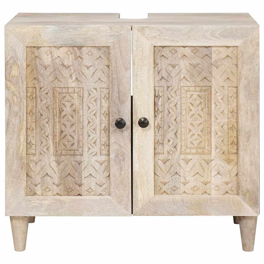 Badkamerkast Wandgemonteerd met opslag Wit 62 x 33 x 58 cm