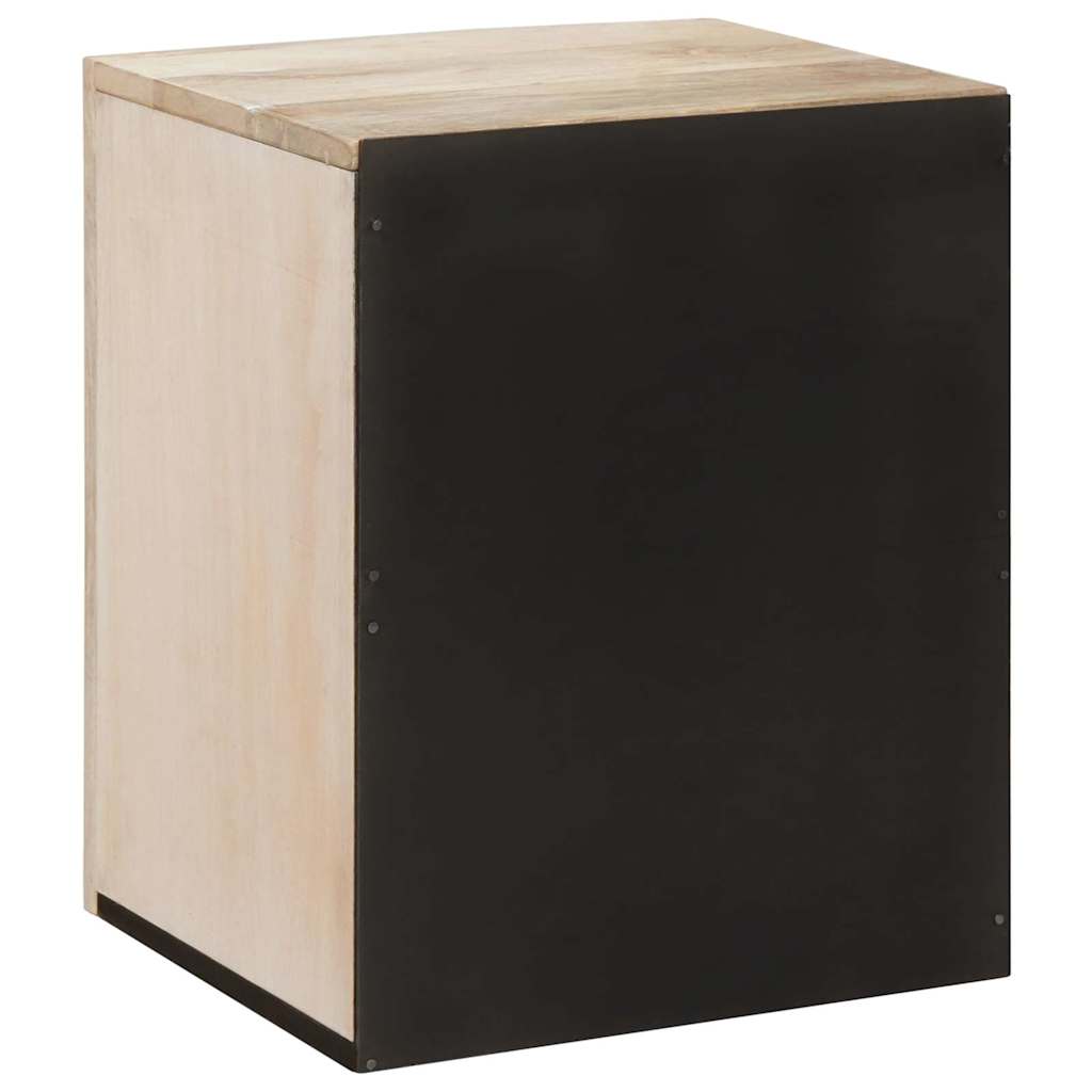 Badkamerkast met opslag Wit 38 x 33 x 48 cm Bewerkt hout