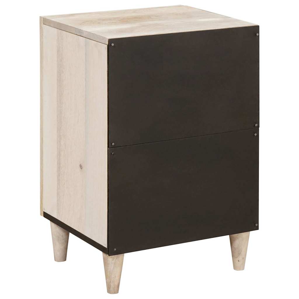 Badkamer Kast Wit 38 x 33.5 x 160 cm Massief Mango Hout
