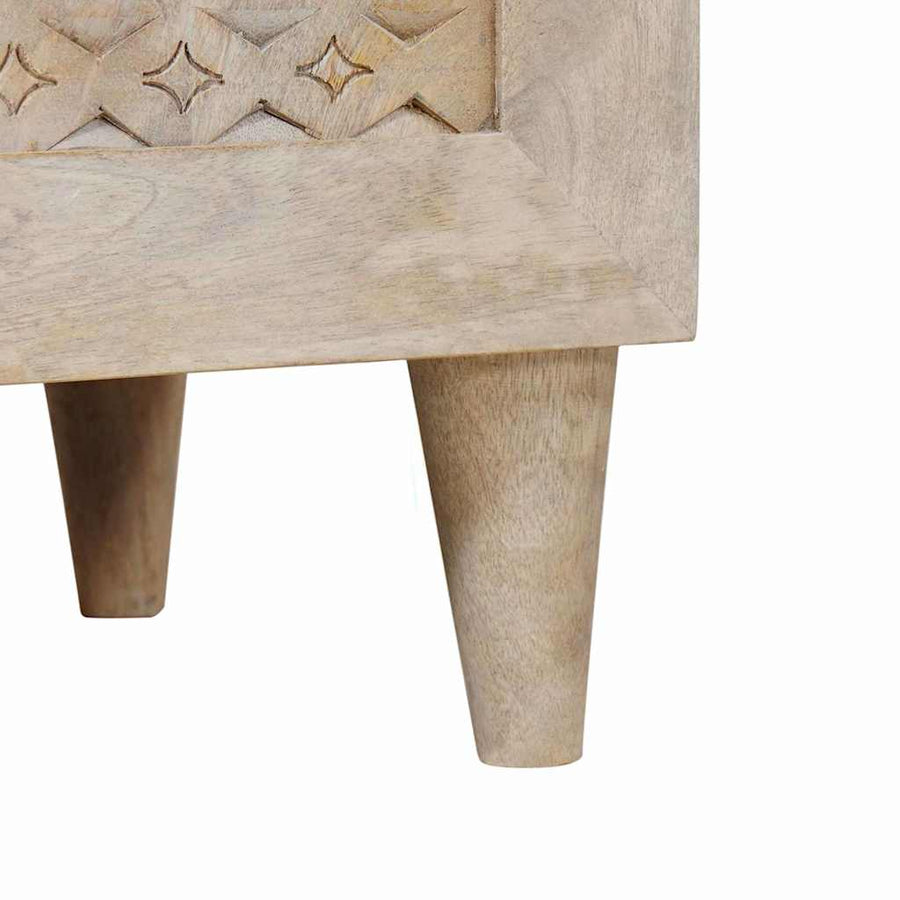 Badkamerkast met lade Wit 38 x 33 x 160 cm Bewerkt hout