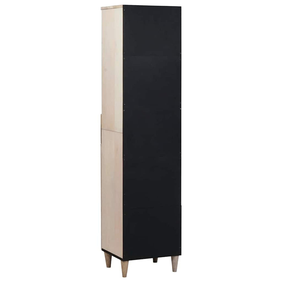 Badkamerkast met lade Wit 38 x 33 x 160 cm Bewerkt hout
