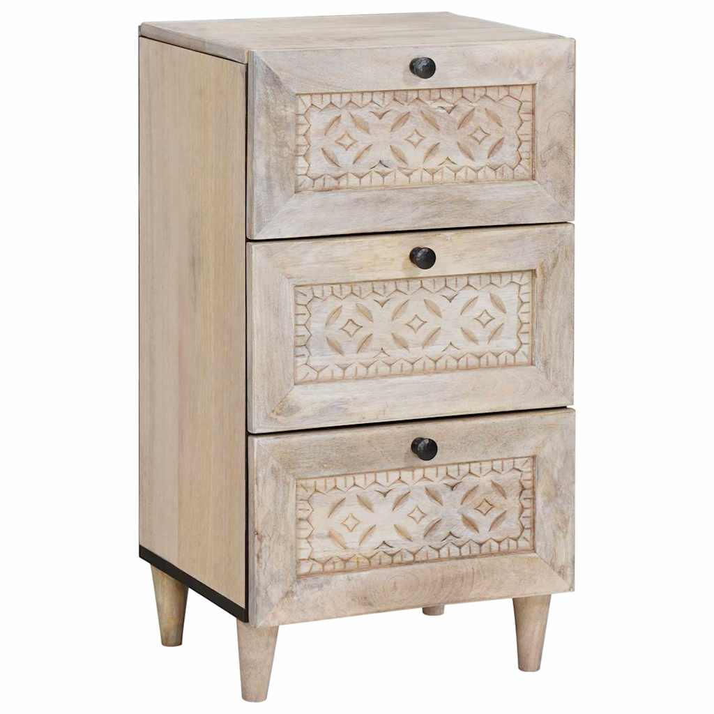 Dressoir Met Lade Wit 33.5 X 40 X 75 Cm Wit (gebleekte afwerking)
