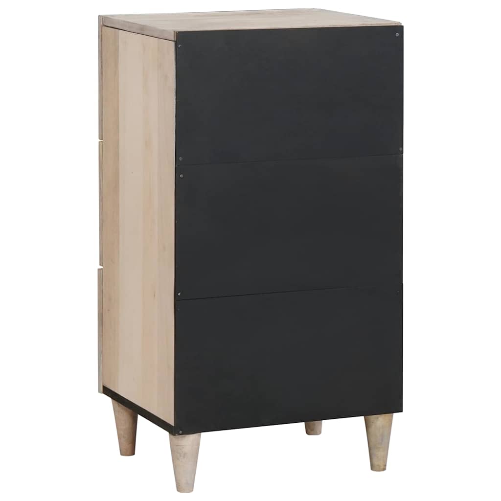 Dressoir Met Lade Wit 33.5 X 40 X 75 Cm Wit (gebleekte afwerking)