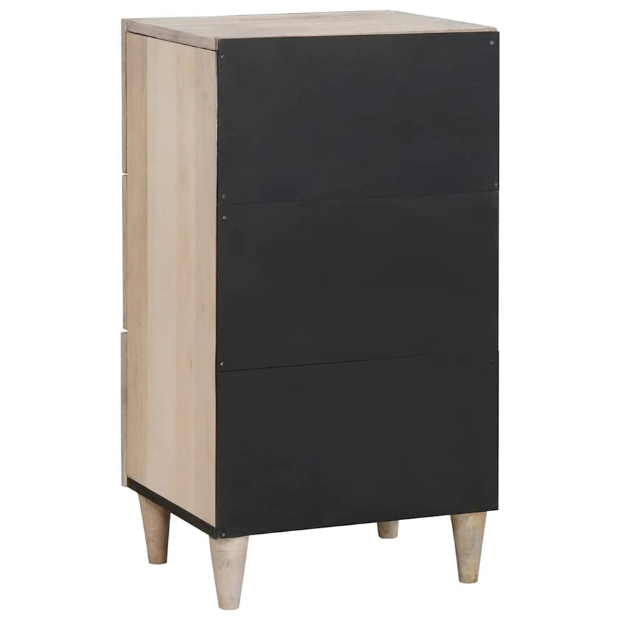 Dressoir Met Lade Wit 33.5 X 40 X 75 Cm Wit (gebleekte afwerking)