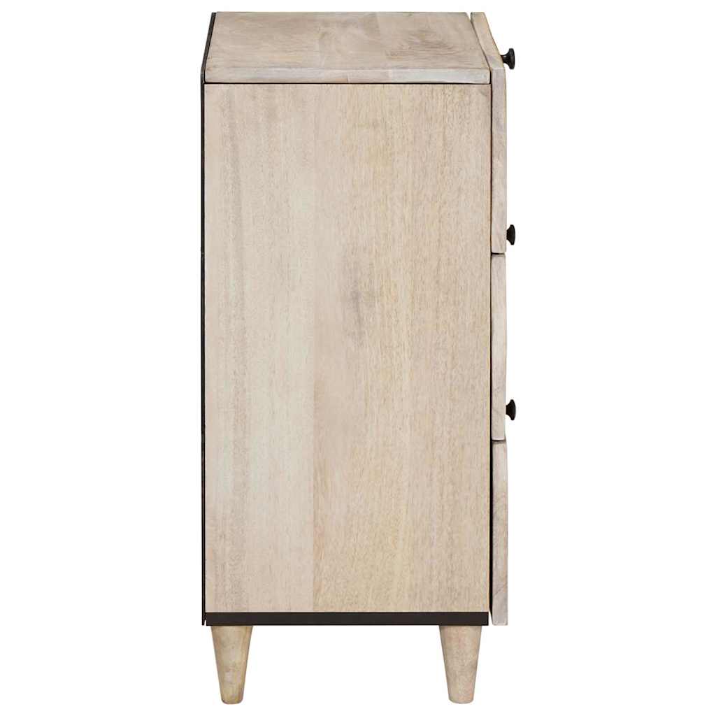 Dressoir Met Lade Wit 33.5 X 40 X 75 Cm Wit (gebleekte afwerking)