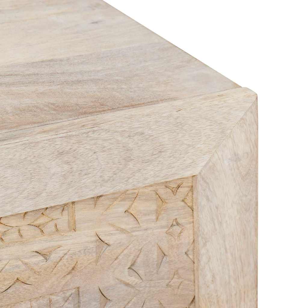 Dressoir Wit Massief mango-hout en samengesteld hout