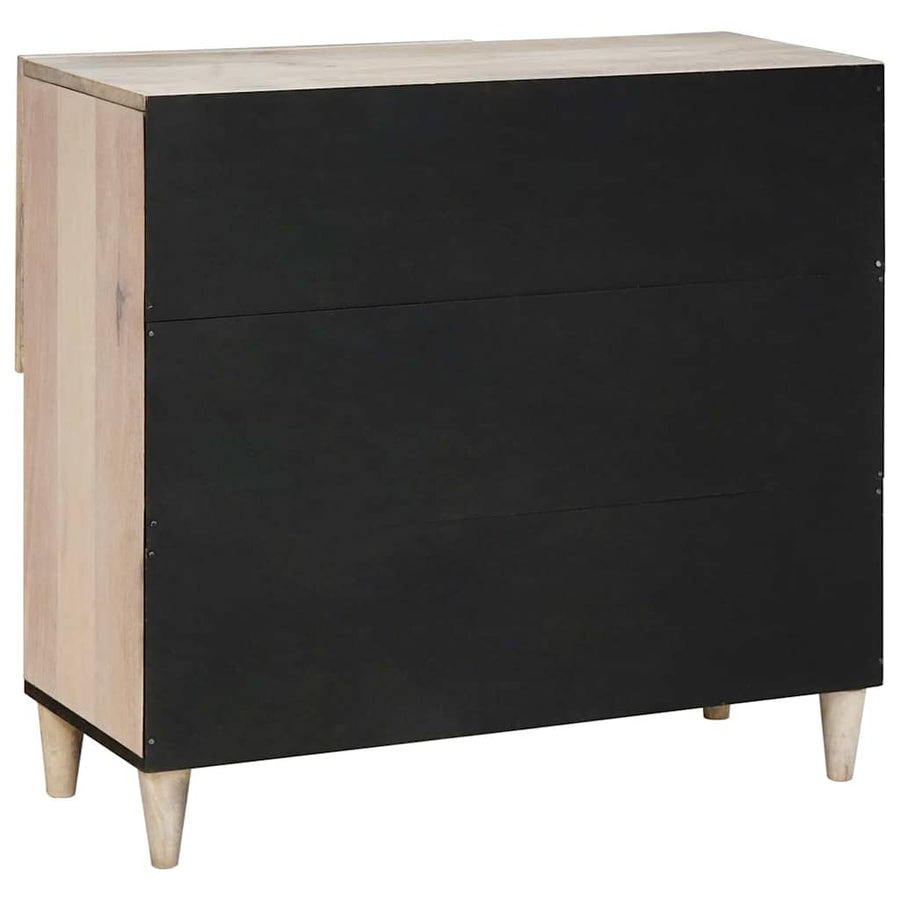 Dressoir Wit Massief mango-hout en samengesteld hout