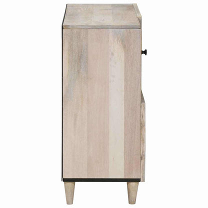 Dressoir Wit Massief mango-hout en samengesteld hout