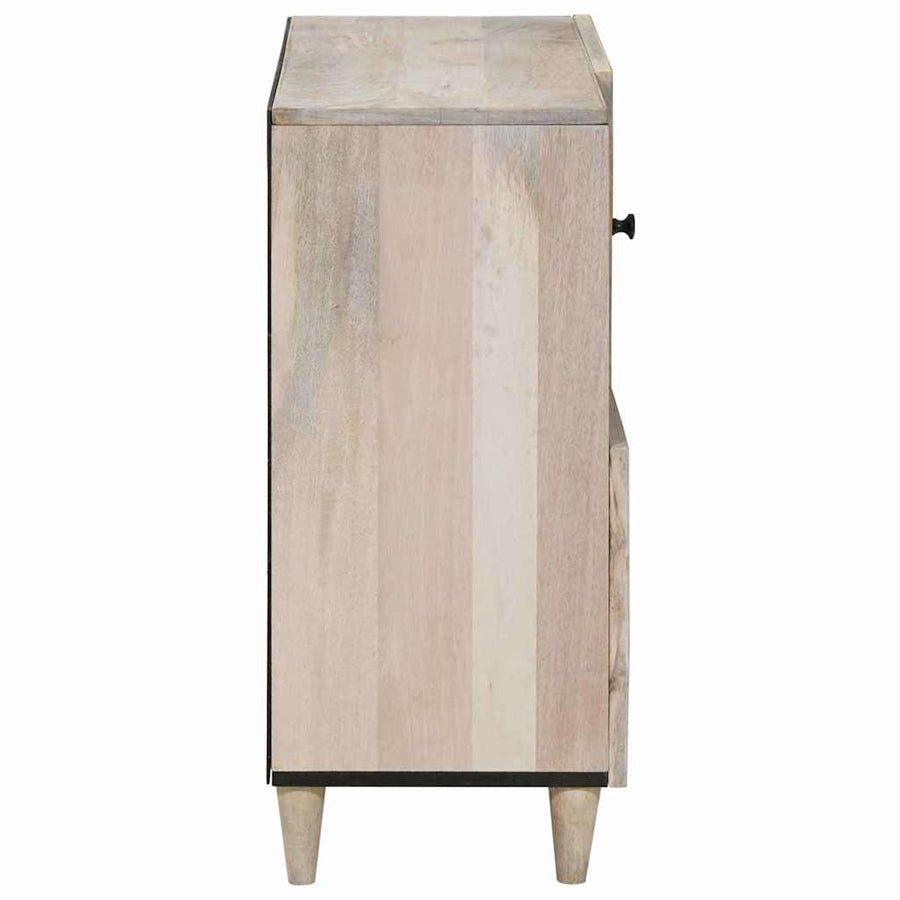 Dressoir Wit Massief mango-hout en samengesteld hout