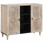 Dressoir wit 90x33.5x75 cm