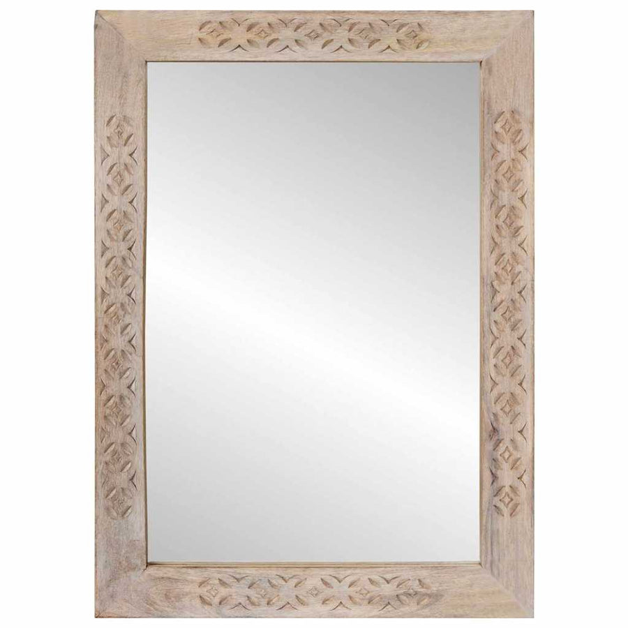 Badkamer Spiegel met spiegel Wit 70 x 50 x 2,5 cm