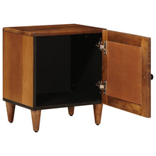 Nachtkastje 2 Pcs Bruin 40 X 33,5 X 46 Cm Massief Mango Hout