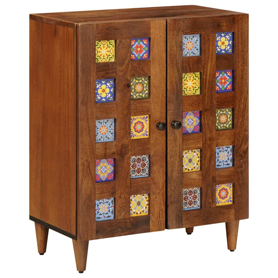 Dressoir 60 X 33,5 X 75 Cm Massief Mango Hout