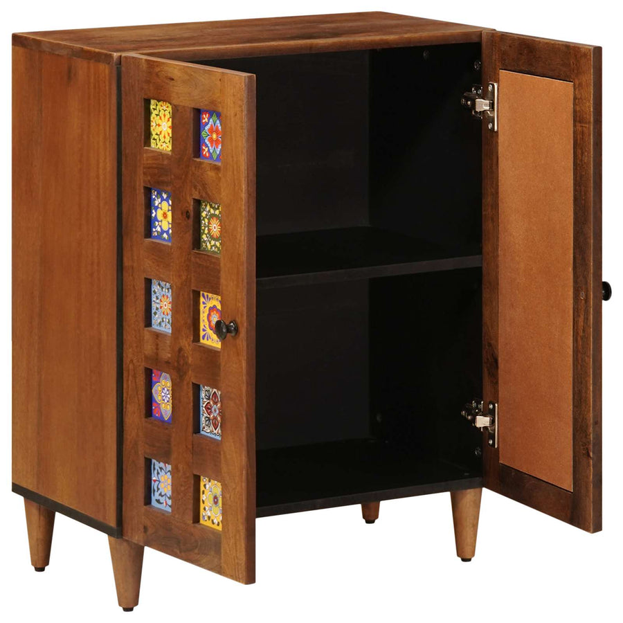 Dressoir 60 X 33,5 X 75 Cm Massief Mango Hout