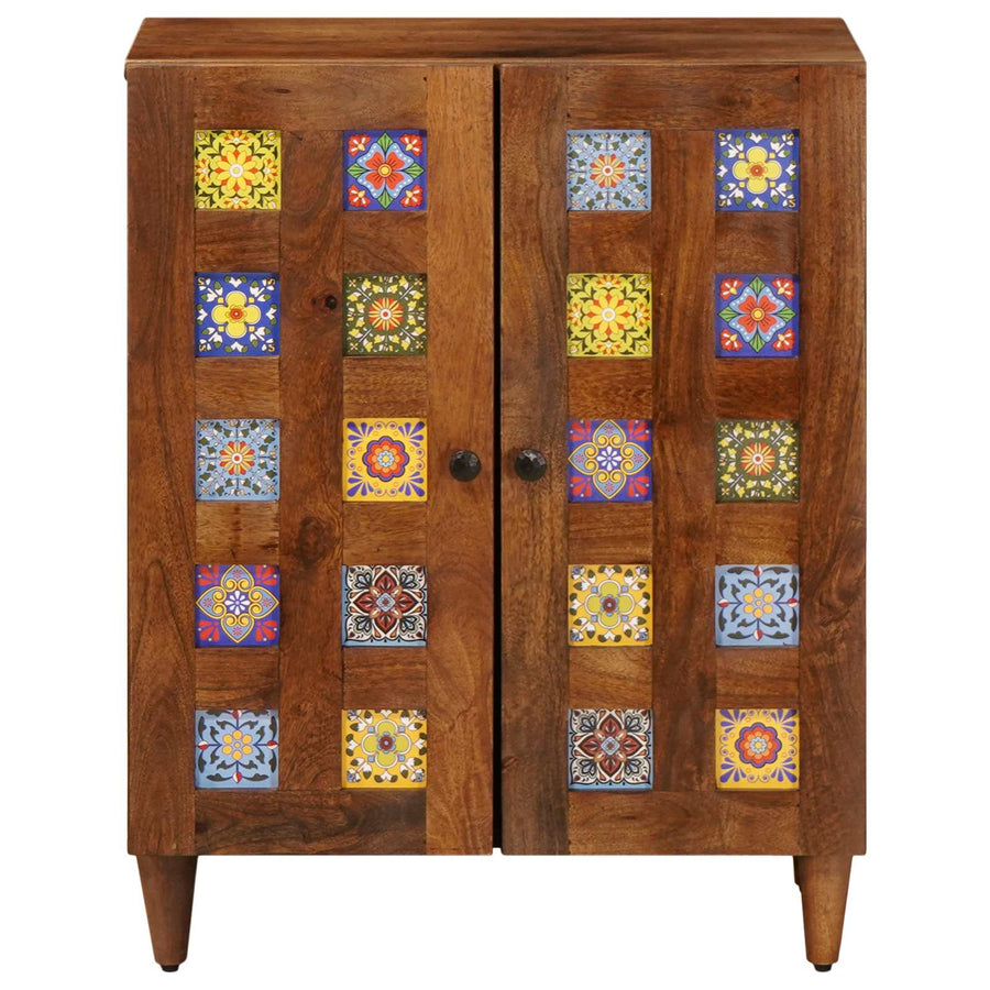 Dressoir 60 X 33,5 X 75 Cm Massief Mango Hout
