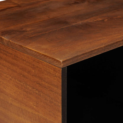 Salontafel Bruin 80 X 50 X 40 Cm Massief Mango Hout