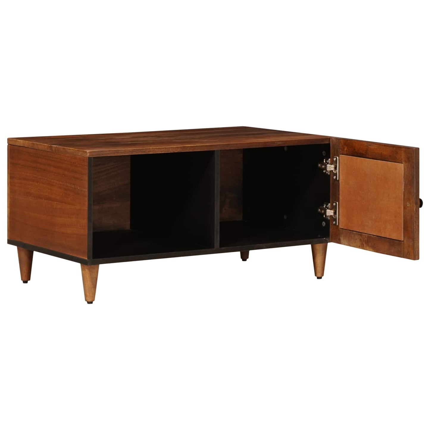 Salontafel Bruin 80 X 50 X 40 Cm Massief Mango Hout