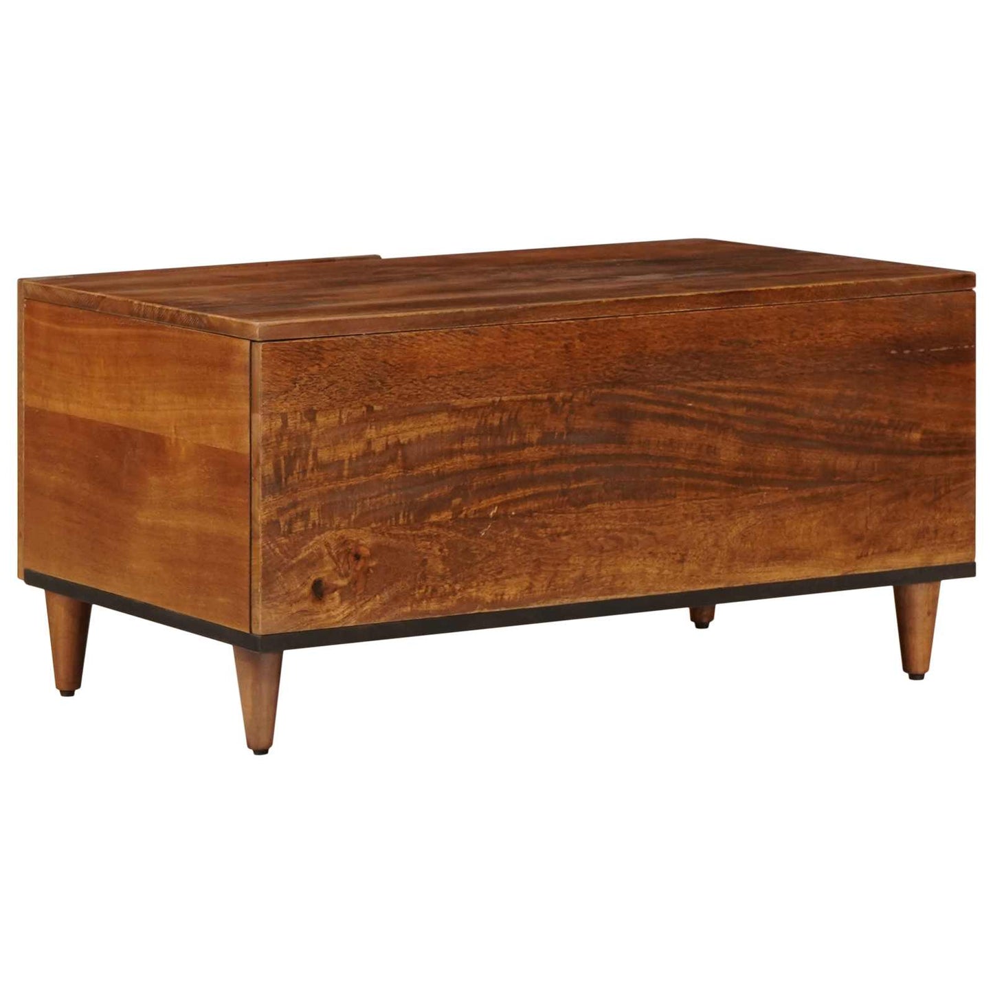 Salontafel Bruin 80 X 50 X 40 Cm Massief Mango Hout