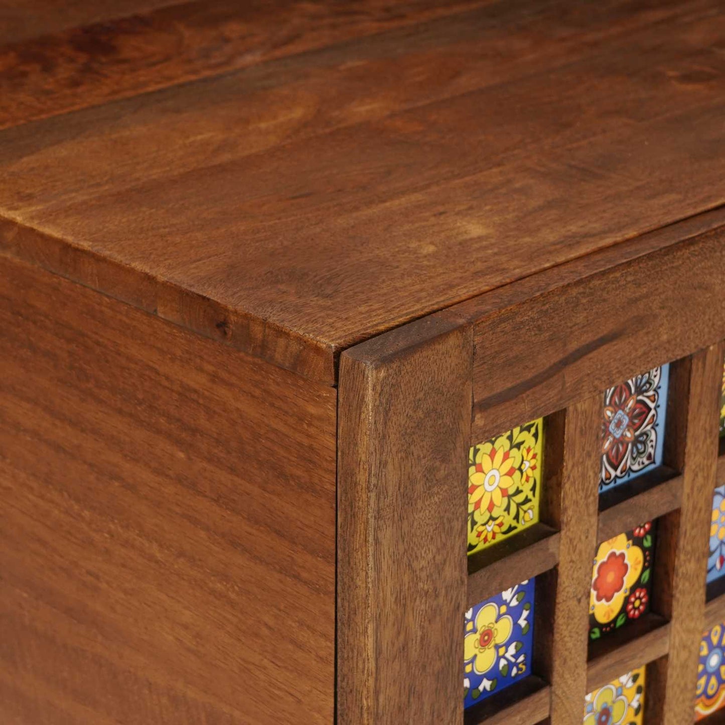 Salontafel Bruin 80 X 50 X 40 Cm Massief Mango Hout