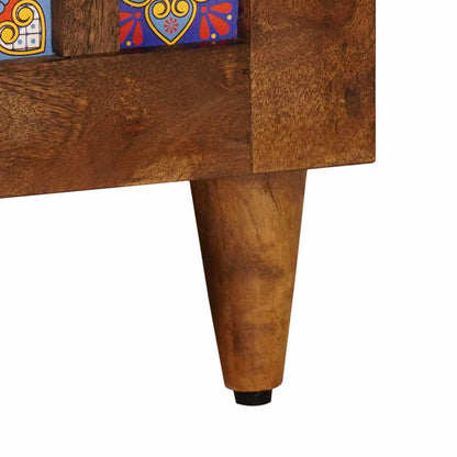 Salontafel Bruin 80 X 50 X 40 Cm Massief Mango Hout