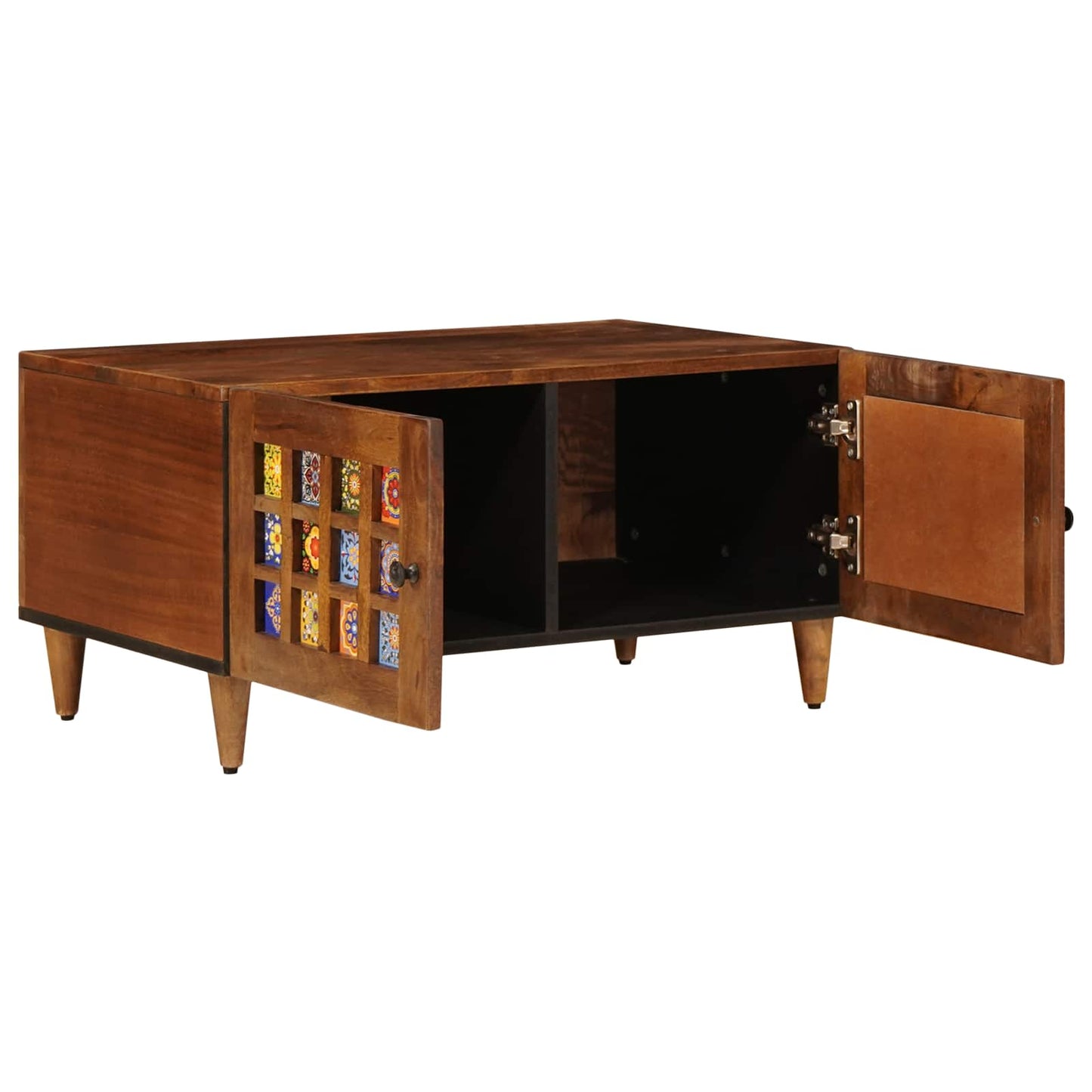 Salontafel Bruin 80 X 50 X 40 Cm Massief Mango Hout