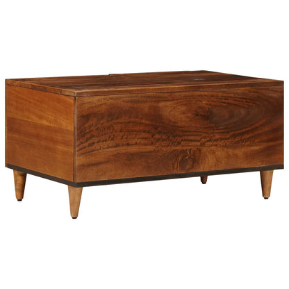 Salontafel Bruin 80 X 50 X 40 Cm Massief Mango Hout