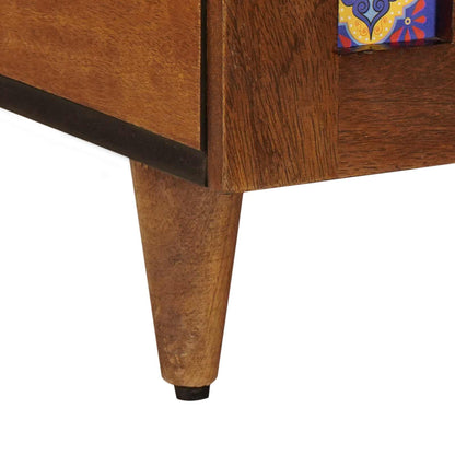 Salontafel Bruin 100 X 54 X 40 Cm Massief Mango Hout