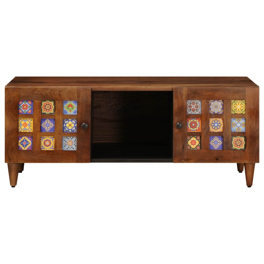 Salontafel Bruin 100 X 54 X 40 Cm Massief Mango Hout