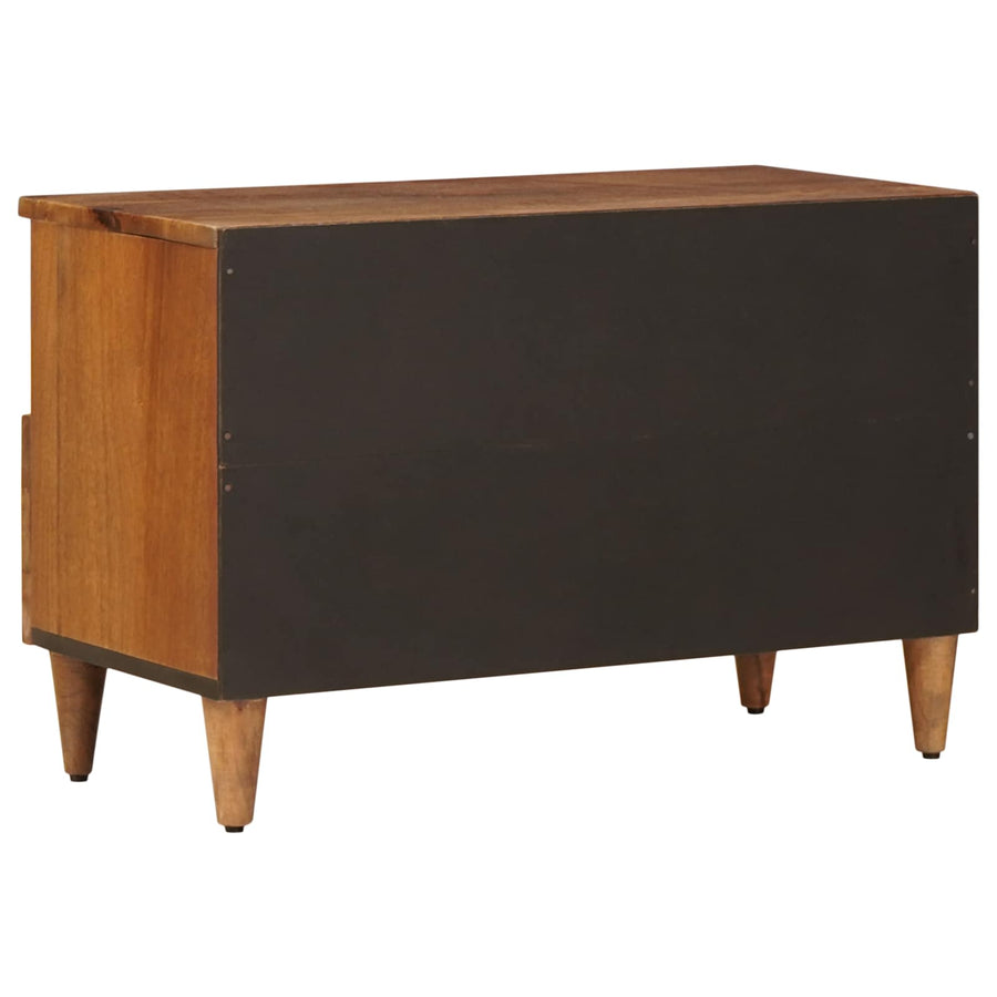Salontafel Met Lade Bruin 80 X 54 X 40 Cm Massief Mango Hout