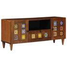 Tv-kast massief mangohout 105x33x46 cm
