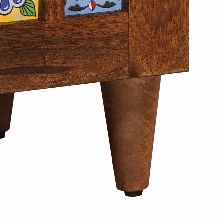 Tv-Kast 80 X 31,5 X 46 Cm Massief Mango Hout