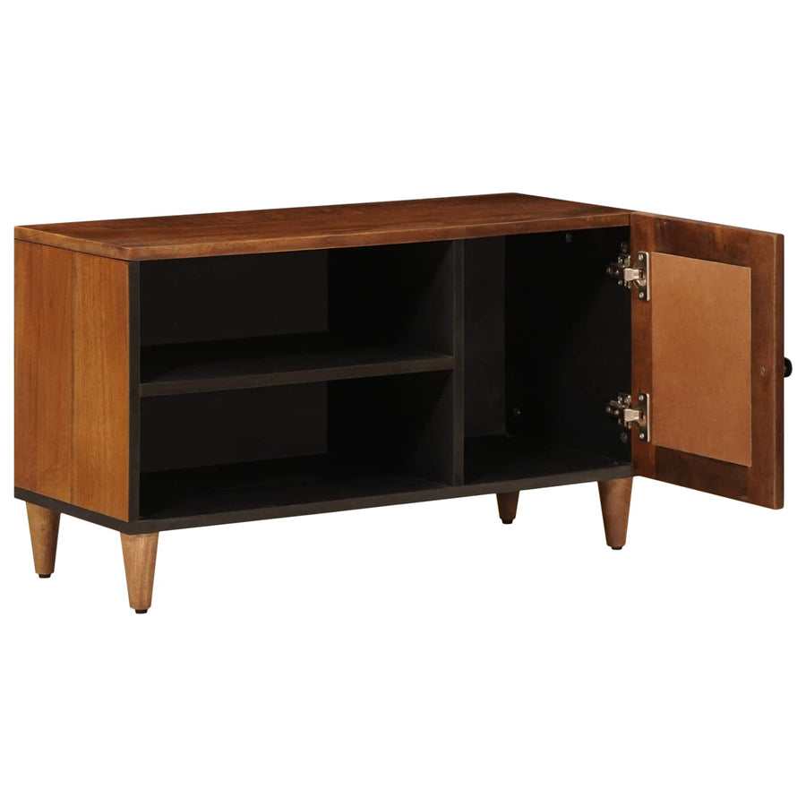 Tv-Kast 80 X 31,5 X 46 Cm Massief Mango Hout