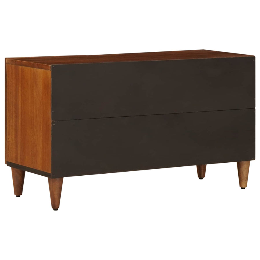 Tv-Kast 80 X 31,5 X 46 Cm Massief Mango Hout