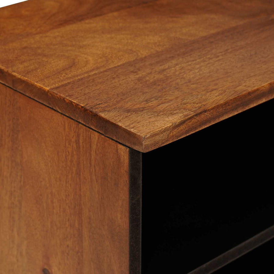 Tv-Kast 100 X 33,5 X 46 Cm Massief Mango Hout