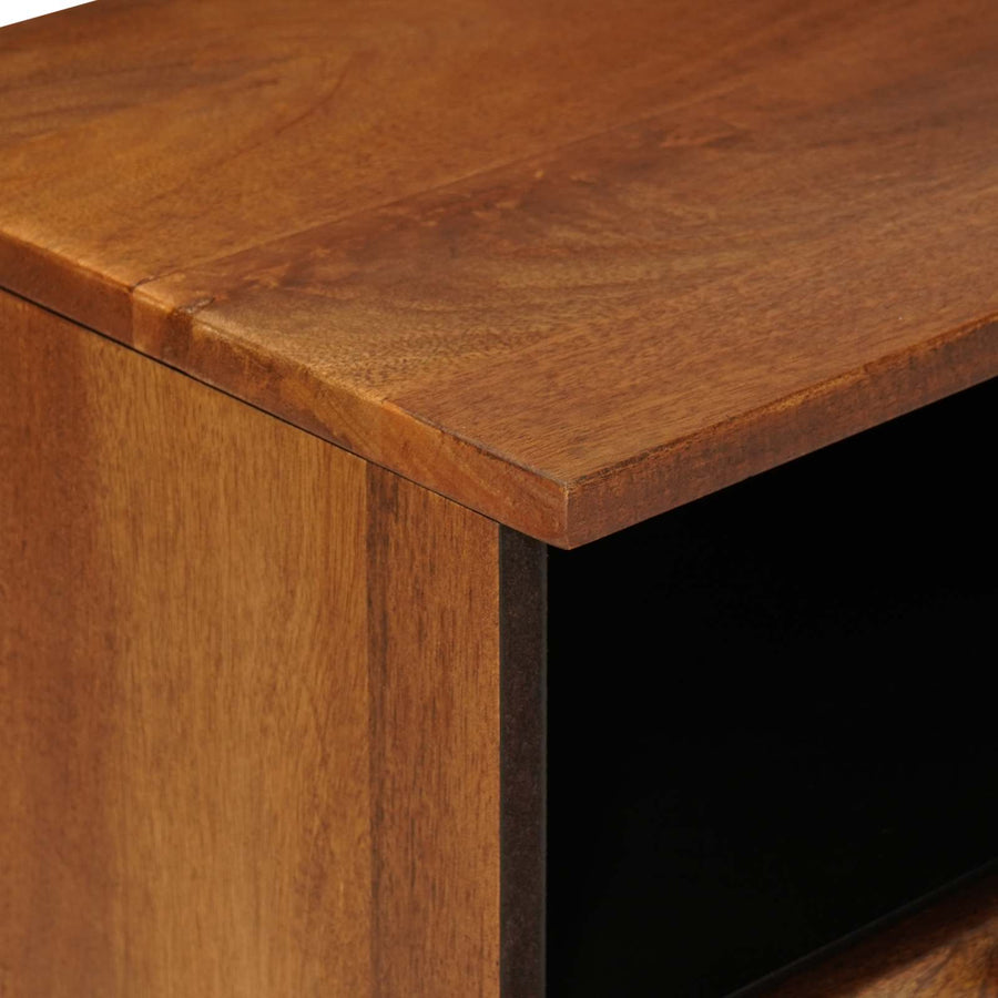 Tv-Kast 100 X 33,5 X 46 Cm Massief Mango Hout