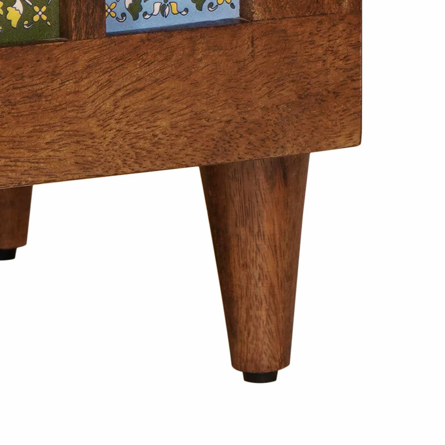 Tv-Kast 100 X 33,5 X 46 Cm Massief Mango Hout