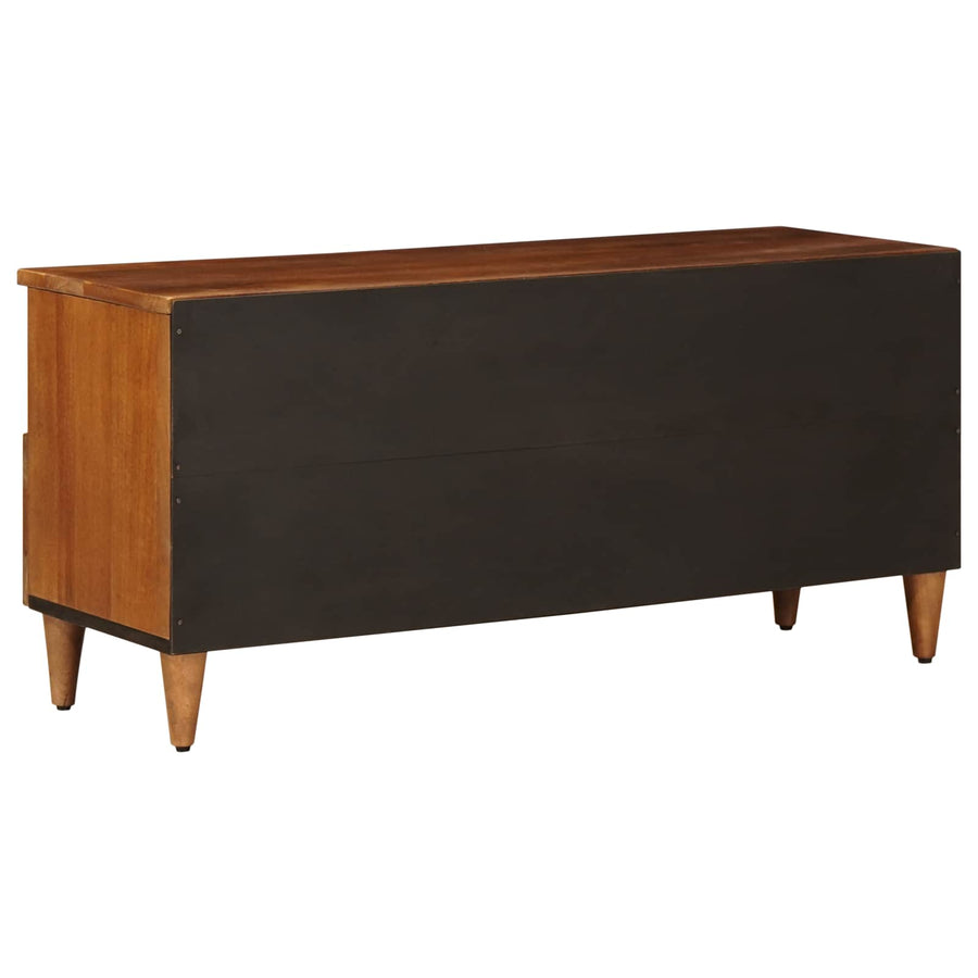 Tv-Kast 100 X 33,5 X 46 Cm Massief Mango Hout